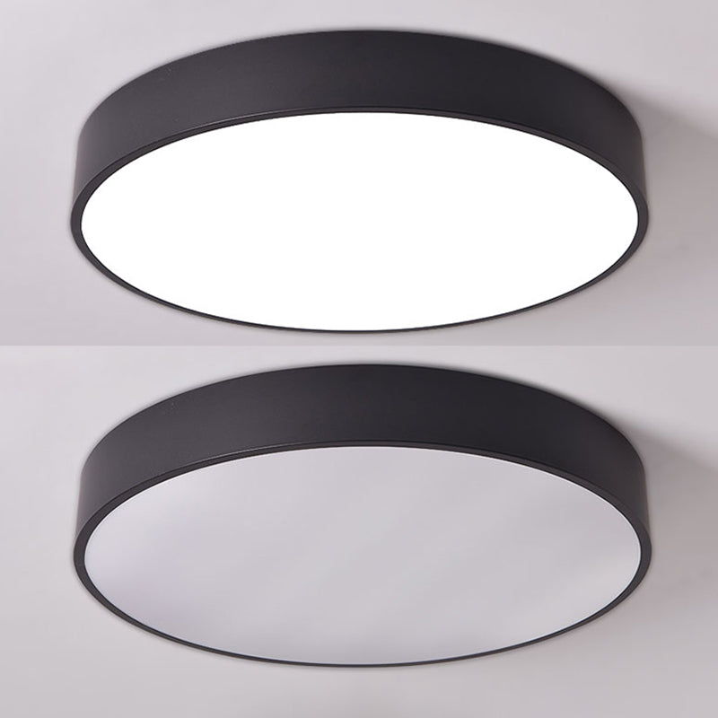 Modern Round Ceiling Flush Mount Lights Metal Flush Mount Ceiling Lighting Fixture for Office