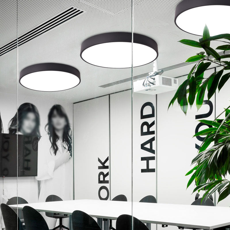 Modern Round Ceiling Flush Mount Lights Metal Flush Mount Ceiling Lighting Fixture for Office
