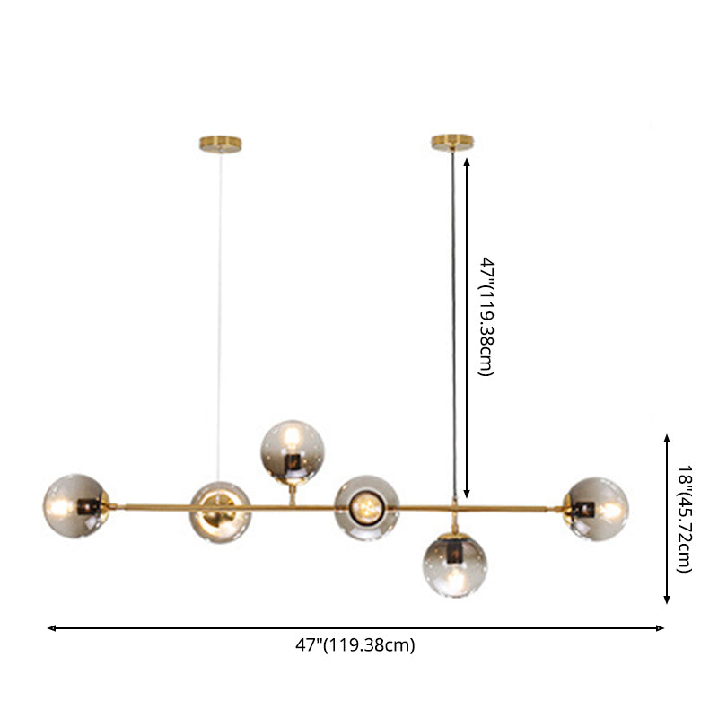 Isola moderna leggera biliardo leggero light bar light hotel light per sala da pranzo