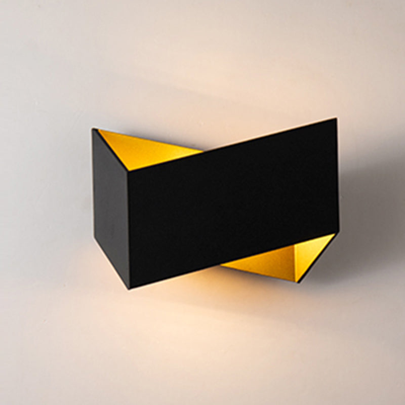 Moderne minimalistische stijl Origami Wall Light SCONCES Metaal 1 Lichtwandverlichting voor woonkamer