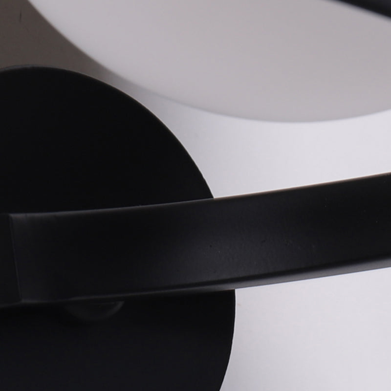 Moderne minimalistische globale muur gemonteerd verlichting metaal 1 lichte wandlampen met glazen schaduw