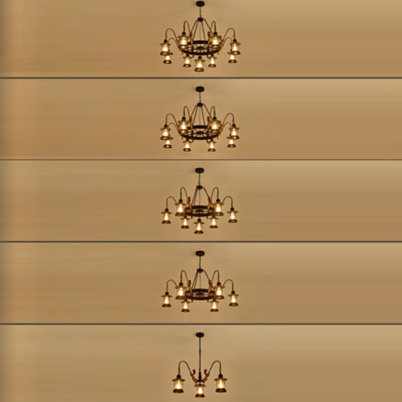 Éclairage pendentif en métal