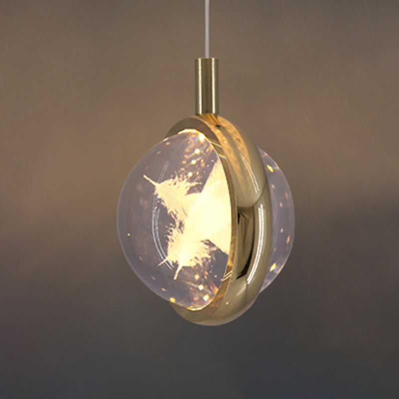 Luce a pendolo a LED LEDULUM GOLDO NOVITÀ SEMPRE CRIDULE CRIDULE LUCE PER CAMERA DA LETTA