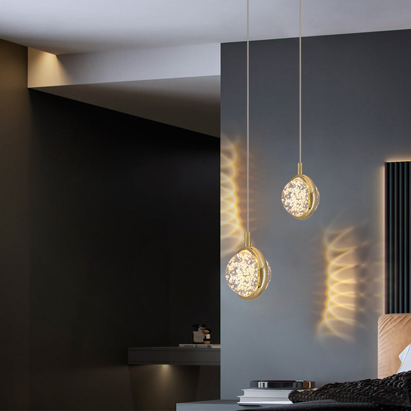 Luce a pendolo a LED LEDULUM GOLDO NOVITÀ SEMPRE CRIDULE CRIDULE LUCE PER CAMERA DA LETTA