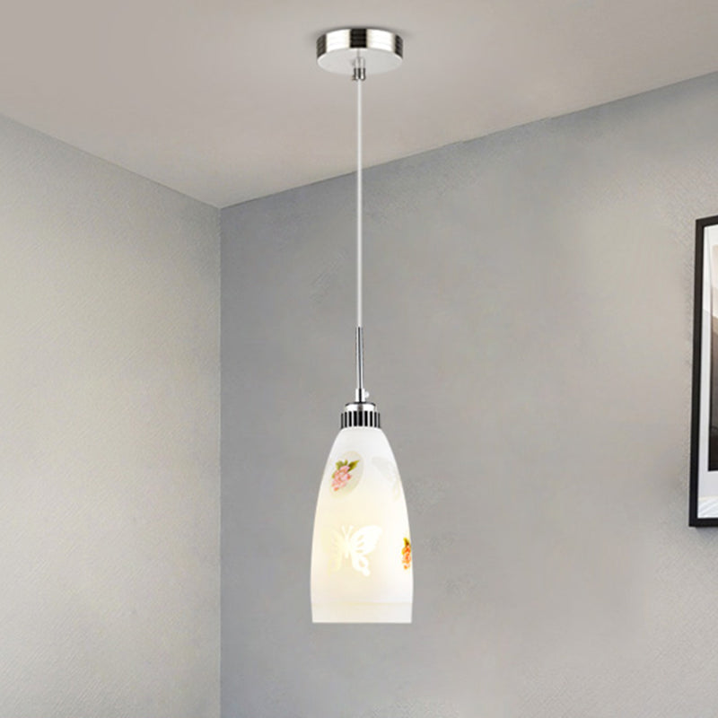 Bell Shade hanglamp Lichte armatuur moderne glazen eetkamer plafond suspensielamp