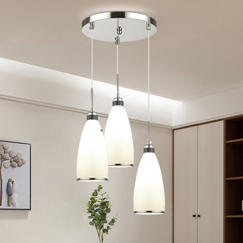 Bell Shade hanglamp Lichte armatuur moderne glazen eetkamer plafond suspensielamp