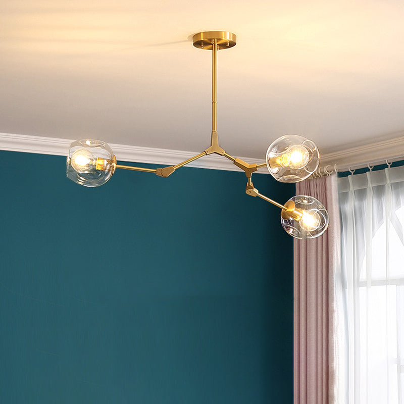 Ceiling Pendant Transparent Glass Lighting Foyer Light Bedroom Light