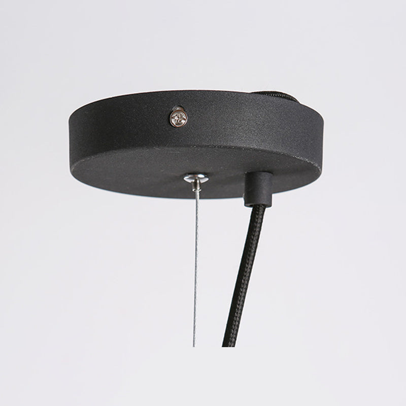 Witte kooi plafond hangende lantaarn loftstijl metaal 1 kop eetkamer ophanging licht