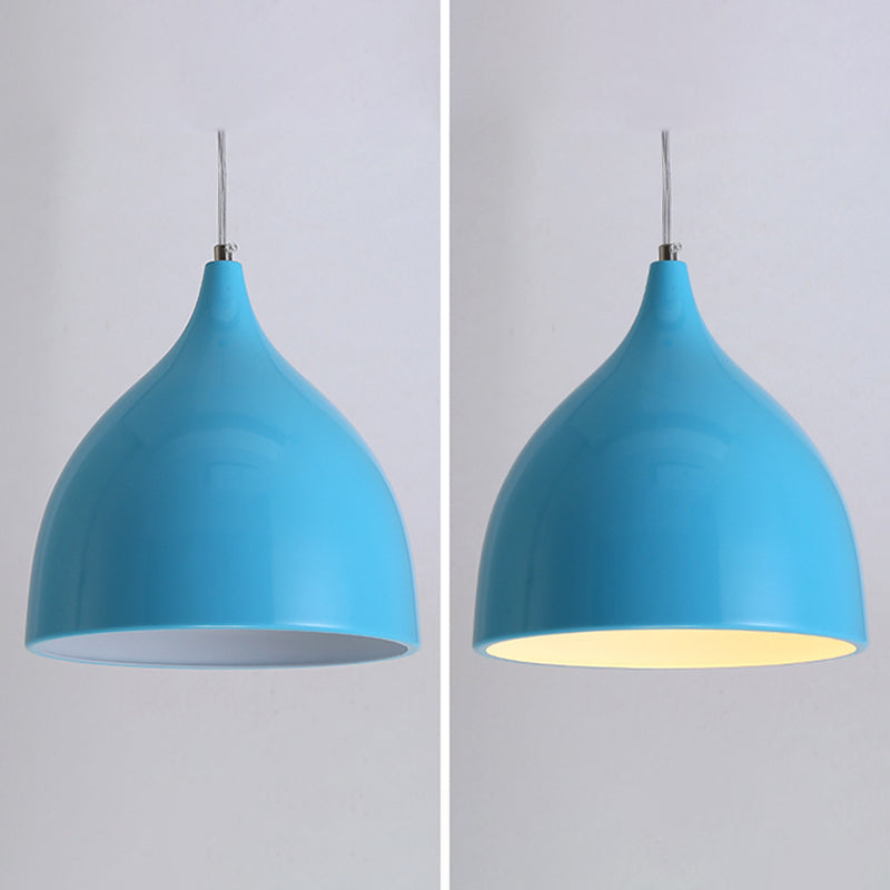 Nordic Creative Nut Shaped Hanging Lamp Aluminum 1 Head Dining Room Suspension Light