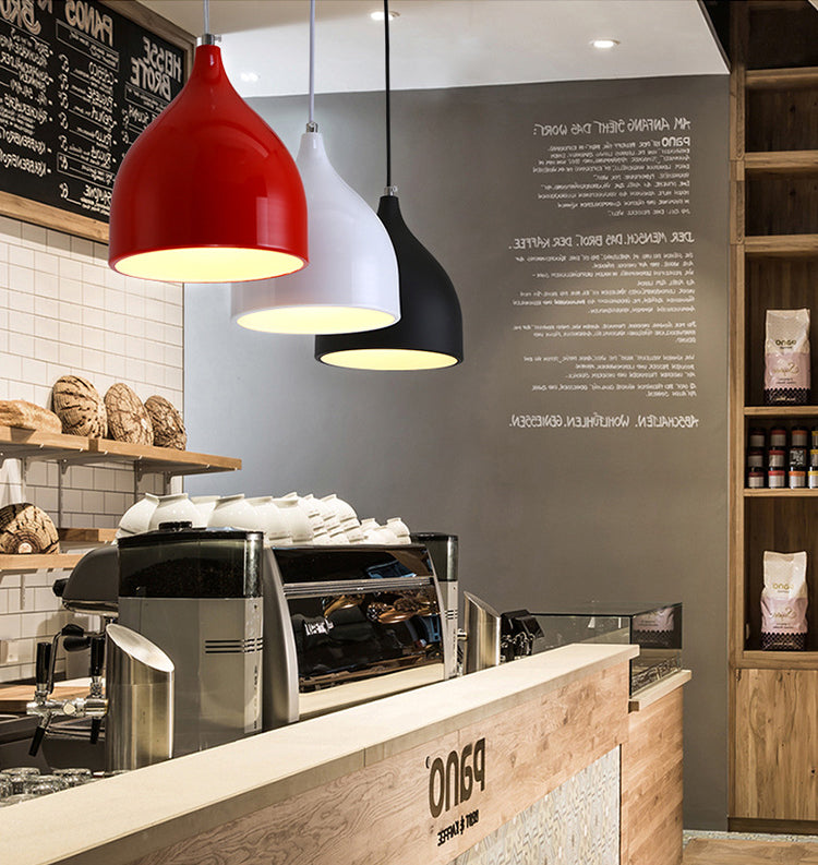 Nordic Creative Nut Shaped Hanging Lamp Aluminum 1 Head Dining Room Suspension Light