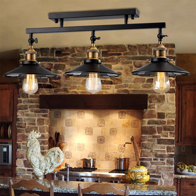 Industrial Island Fixture Vintage Down Lighting Bar Shop Hotel Light