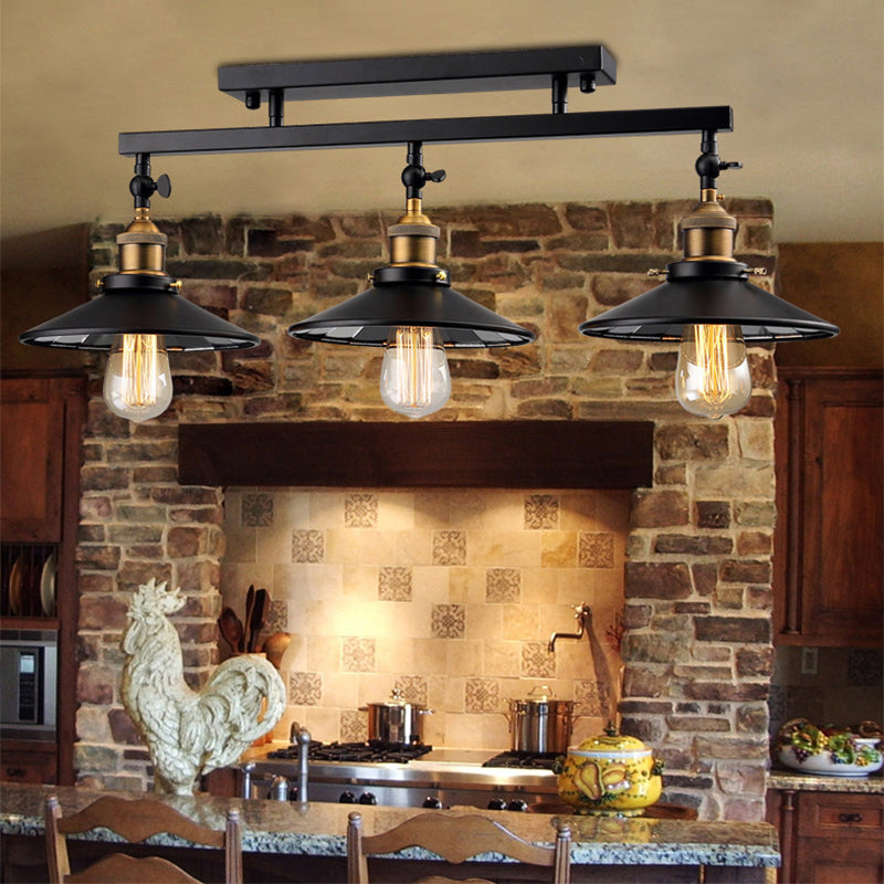 Industrial Island Fixture Vintage Down Lighting Bar Shop Hotel Light