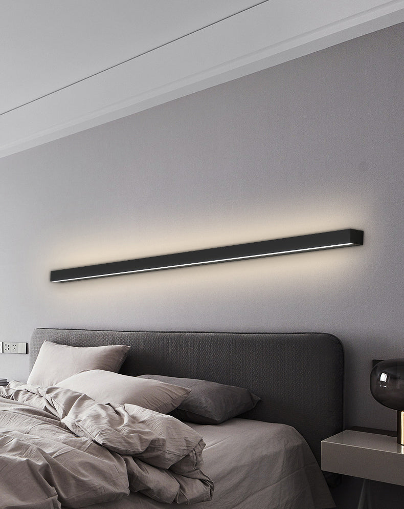 Modern Minimalist Style Thin-Line Wall Mounted Light Fixture Metal Wall Light Sconces for Living Room