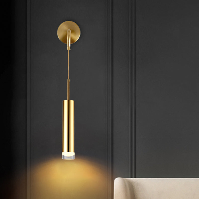 Moderne minimalistische Stilzylindrisch -Wand -Leuchte Acryl -Wandleuchte für Schlafzimmer