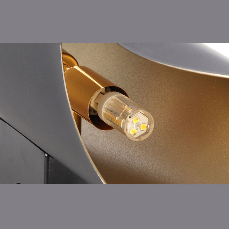 18.8" Post-modern Style Metal Wall Lamp 2-Lights Creative Sconce Lighting for Hallway Dining Room