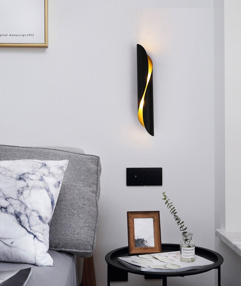 18.8" Post-modern Style Metal Wall Lamp 2-Lights Creative Sconce Lighting for Hallway Dining Room