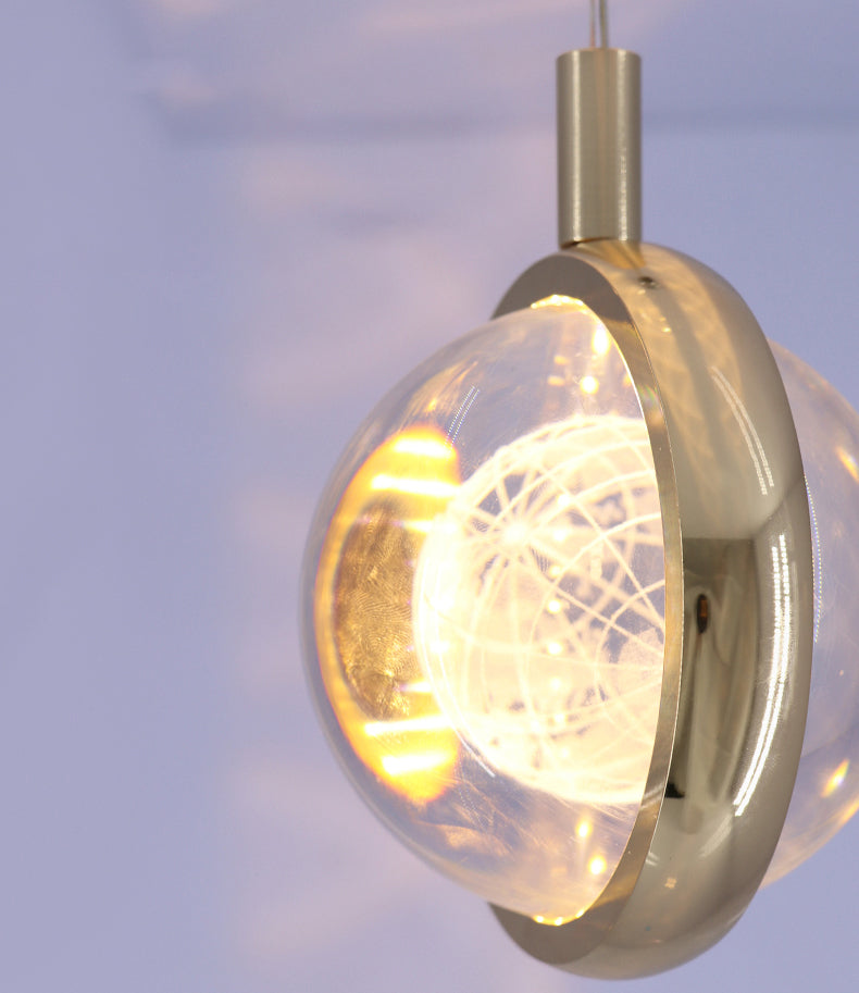 Luce a pendolo a LED LEDULUM GOLDO NOVITÀ SEMPRE CRIDULE CRIDULE LUCE PER CAMERA DA LETTA