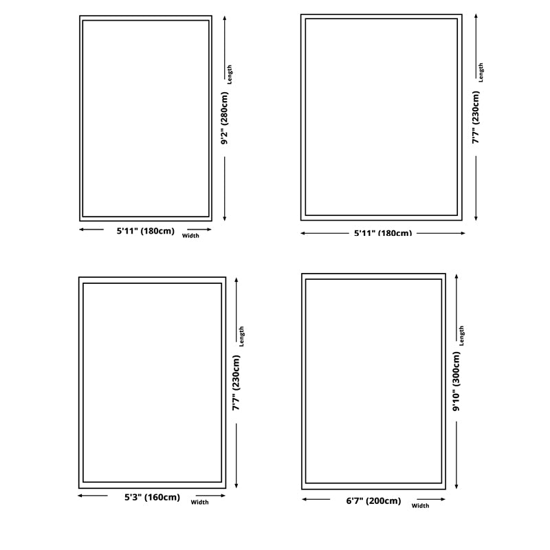 Abstract Printing Area Rug Polyester Modern Rug Non-Slip Backing Carpet for Living Room