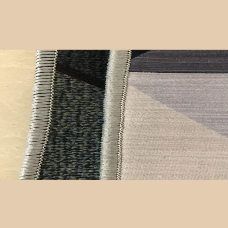 Living Room Rug Abstract Marble Print Carpet Polyester Stain Resistant Indoor Rug