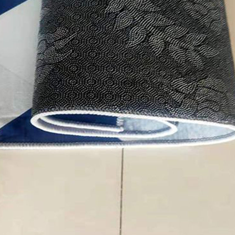 Modern Indoor Rug Ink Painting Rug Non-Slip Backing Area Carpet for Living Room