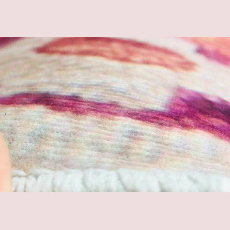 Contemporary Area Rug Polyester Ink Painting Carpet Stain Resistant Rug for Living Room