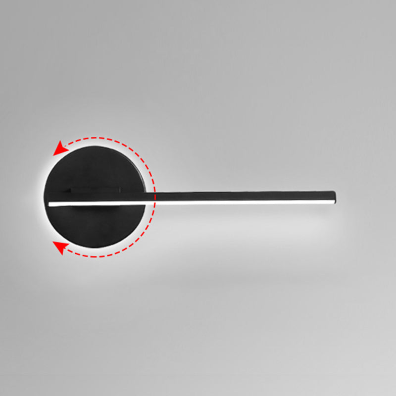 Modern Minimalist Minimalist Lampone lineare a parete Lampada Idee per illuminazione da parete in gel di silice per soggiorno