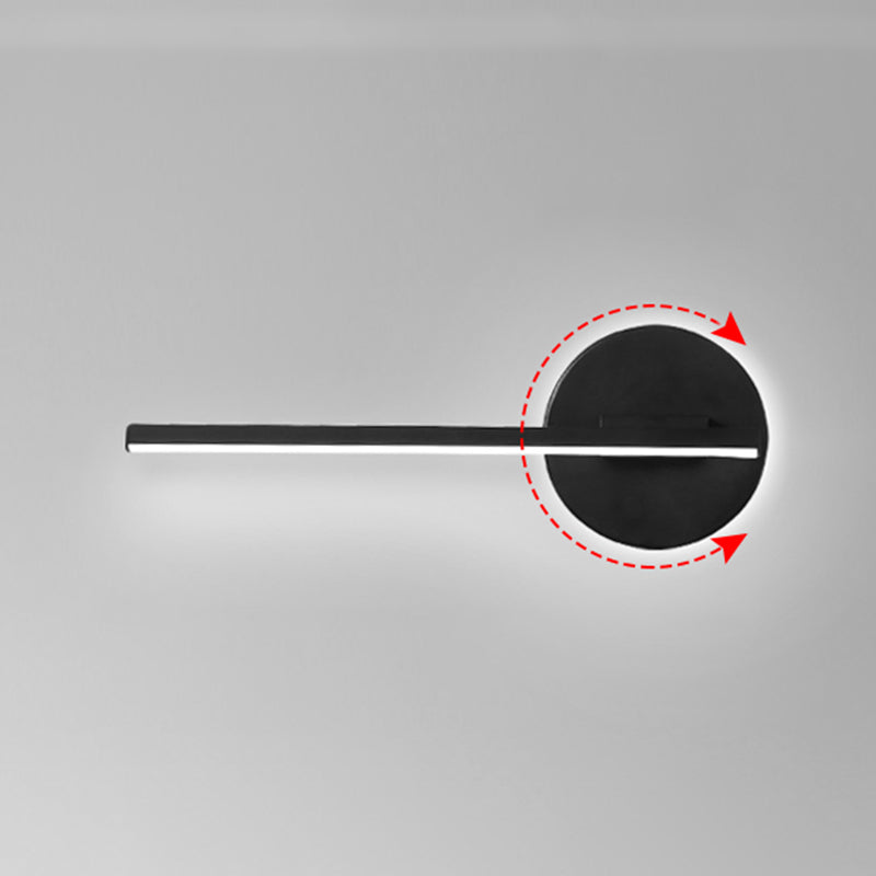 Modern Minimalist Minimalist Lampone lineare a parete Lampada Idee per illuminazione da parete in gel di silice per soggiorno