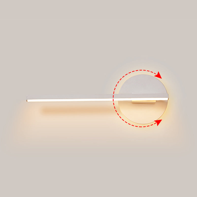 Modern Minimalist Minimalist Lampone lineare a parete Lampada Idee per illuminazione da parete in gel di silice per soggiorno