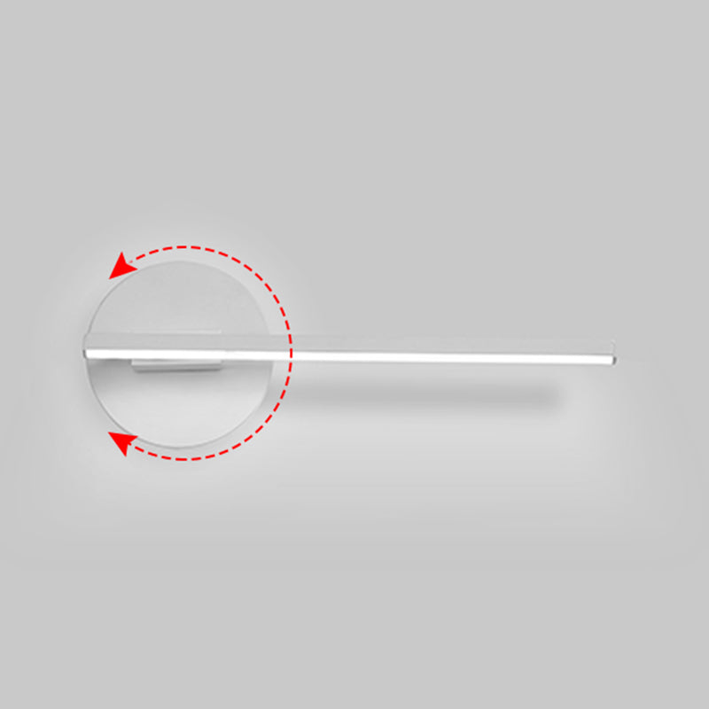 Modern Minimalist Minimalist Lampone lineare a parete Lampada Idee per illuminazione da parete in gel di silice per soggiorno