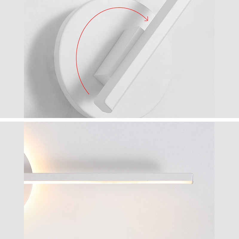 Modern Minimalist Minimalist Lampone lineare a parete Lampada Idee per illuminazione da parete in gel di silice per soggiorno