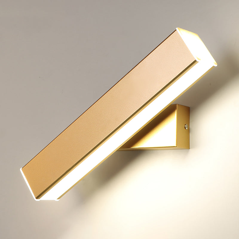 Modern Minimalist Style Rectangle Shade Multe Montate Metal 1 Light Sconce Light Set per camera da letto