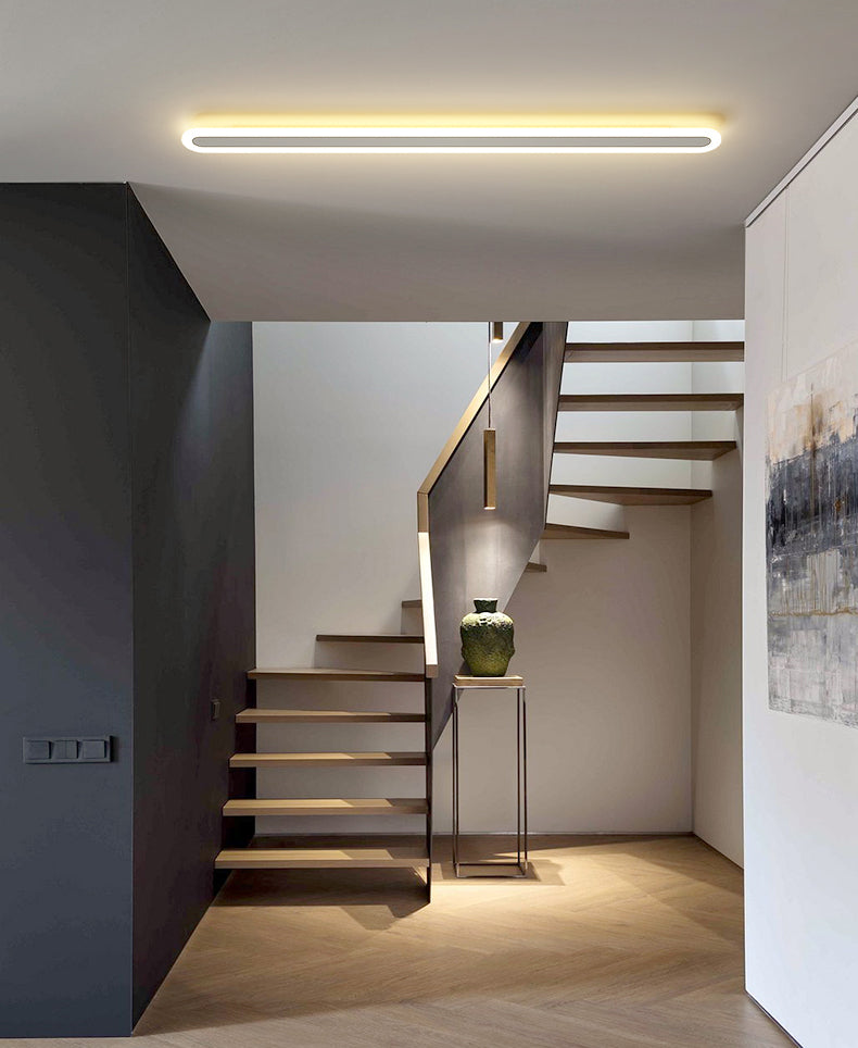 Modern Minimalist Style Linear Sconce Light Fixtures Acrylic Wall Lighting Ideas for Living Room