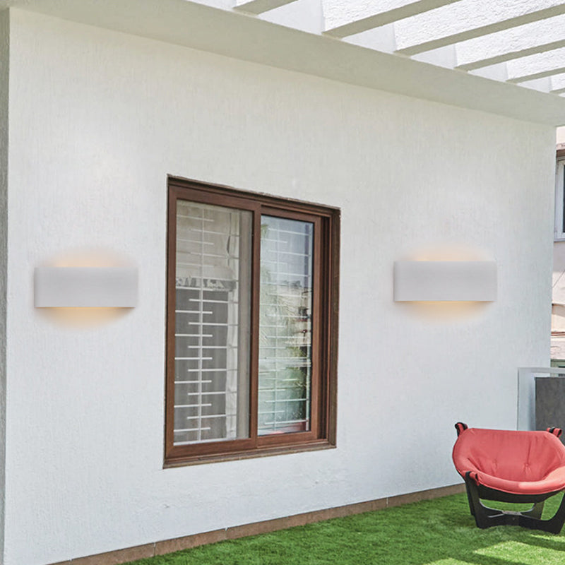 Modern Minimalist in stile minimalista rettangolo montato a parete lampada montata su un illuminazione montata in alluminio per camera da letto