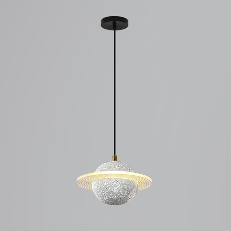 Modern Minimalist Style Global Pendant Lighting Fixtures Cement Hanging Pendant Lights for Living Room