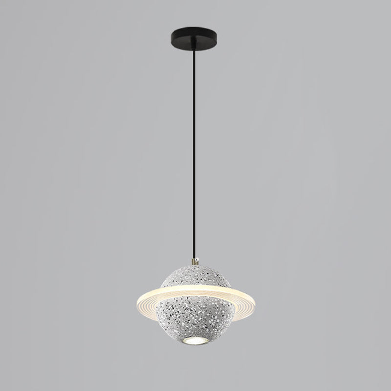 Modern Minimalist Style Global Pendant Lighting Fixtures Cement Hanging Pendant Lights for Living Room