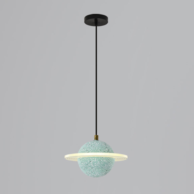 Modern Minimalist Style Global Pendant Lighting Fixtures Cement Hanging Pendant Lights for Living Room