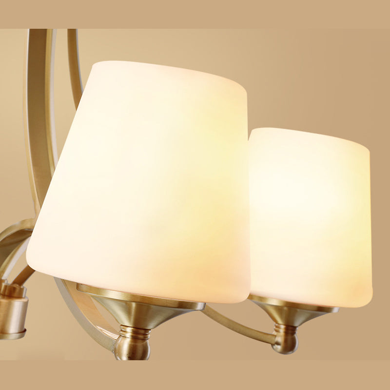 Starburst Frosted Glass Chandelier Pendant Light Antique Living Room Chandelier Lighting