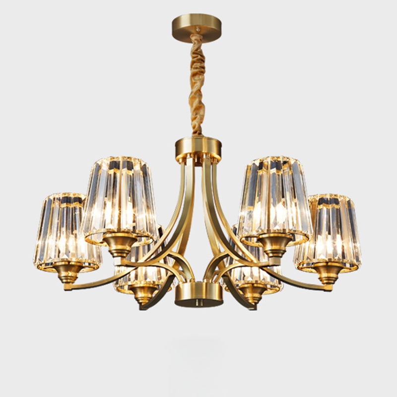 Sputnik Clear Glass Chandelier Pendant Light Industrial Living Room Chandelier Lighting