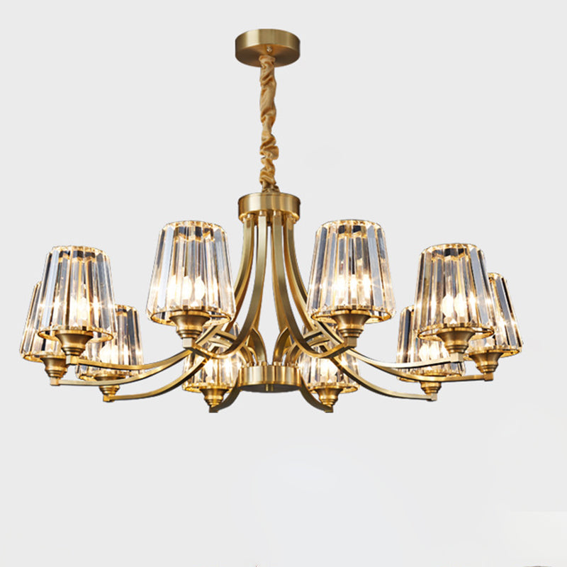 Sputnik Clear Glass Chandelier Pendant Light Industrial Living Room Chandelier Lighting
