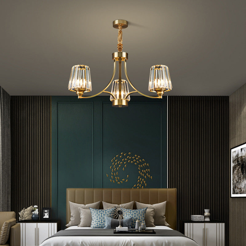 Sputnik Clear Glass Chandelier Pendant Light Industrial Living Room Chandelier Lighting