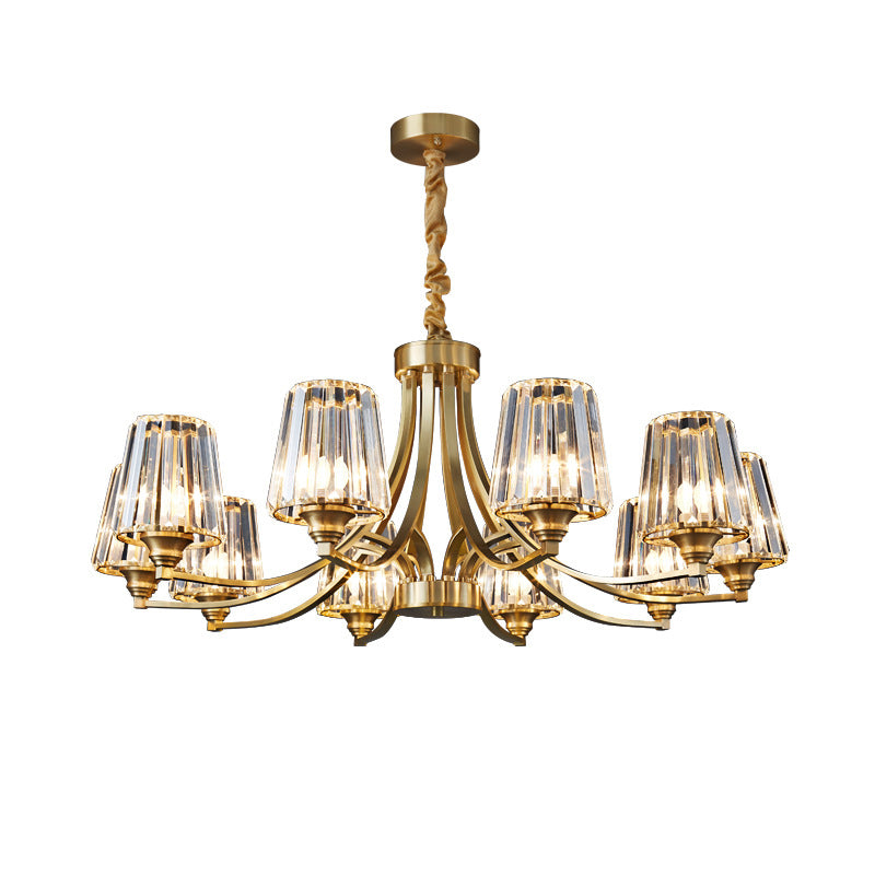 Sputnik Clear Glass Chandelier Pendant Light Industrial Living Room Chandelier Lighting