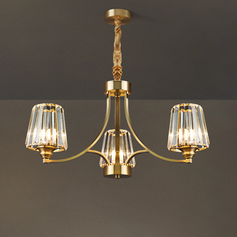 Sputnik Clear Glass Chandelier Pendant Light Industrial Living Room Chandelier Lighting
