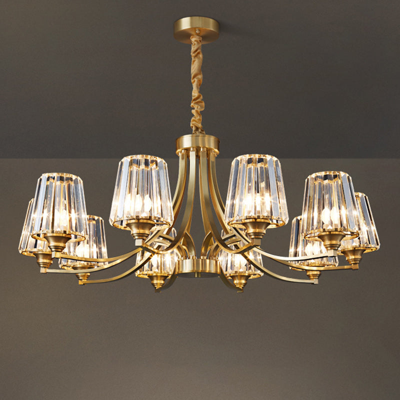 Sputnik Clear Glass Chandelier Pendant Light Industrial Living Room Chandelier Lighting
