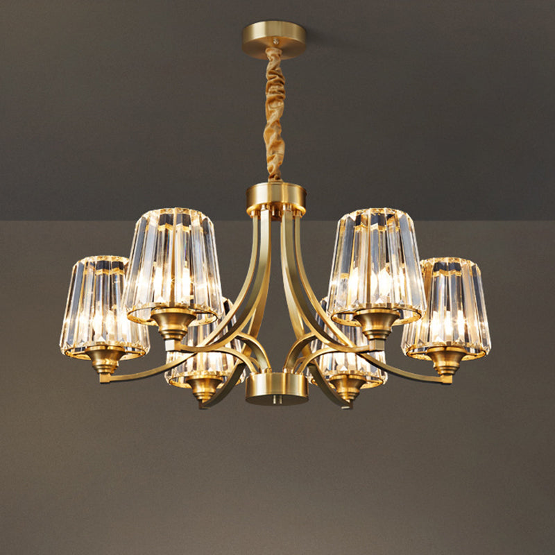 Sputnik Clear Glass Chandelier Pendant Light Industrial Living Room Chandelier Lighting