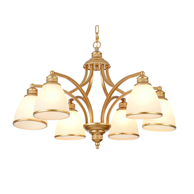 Sputnik Grosted Glass Chandelier Pendant Light Vintage Living Room Chandelier Lighting