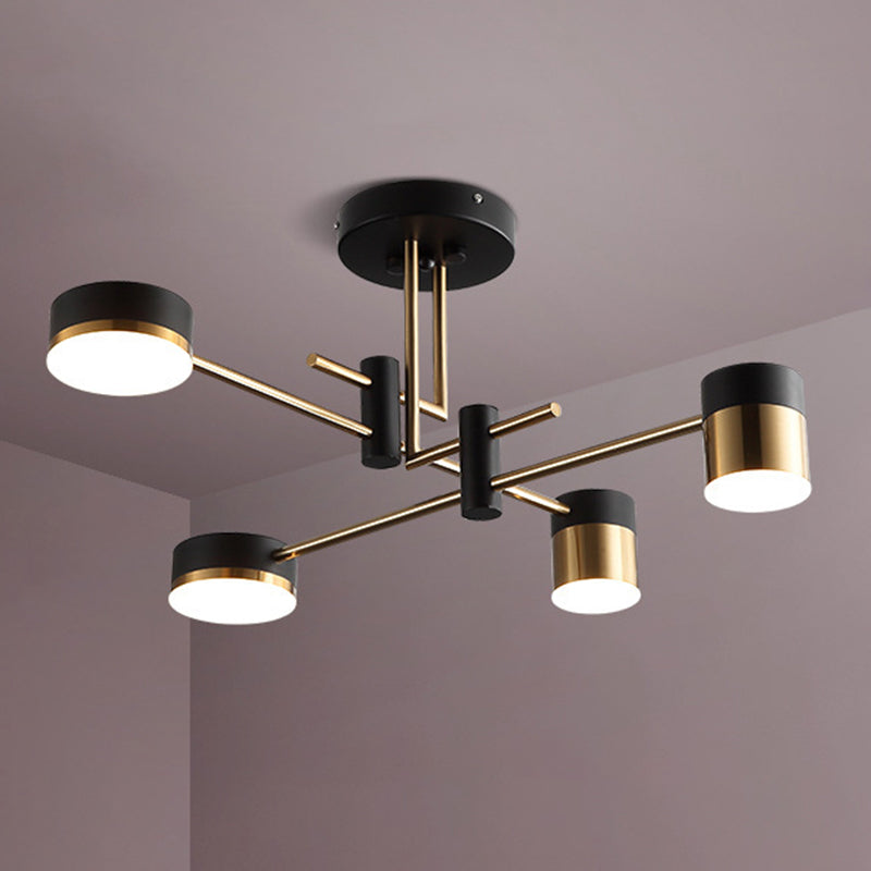 Simplicity LED Appeding Appeding Gold Gold ombreggiate lampadario appeso con tonalità metallica