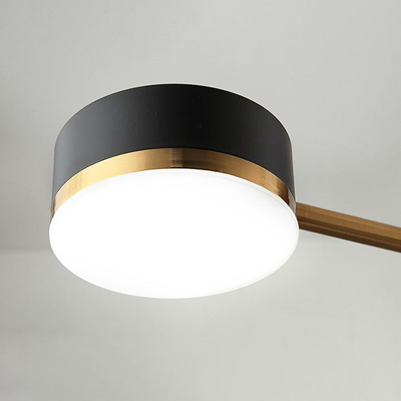 Simplicity LED Appeding Appeding Gold Gold ombreggiate lampadario appeso con tonalità metallica