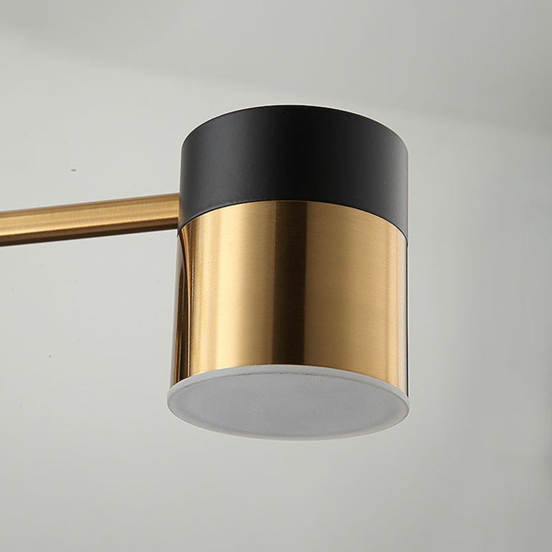 Simplicity LED Appeding Appeding Gold Gold ombreggiate lampadario appeso con tonalità metallica