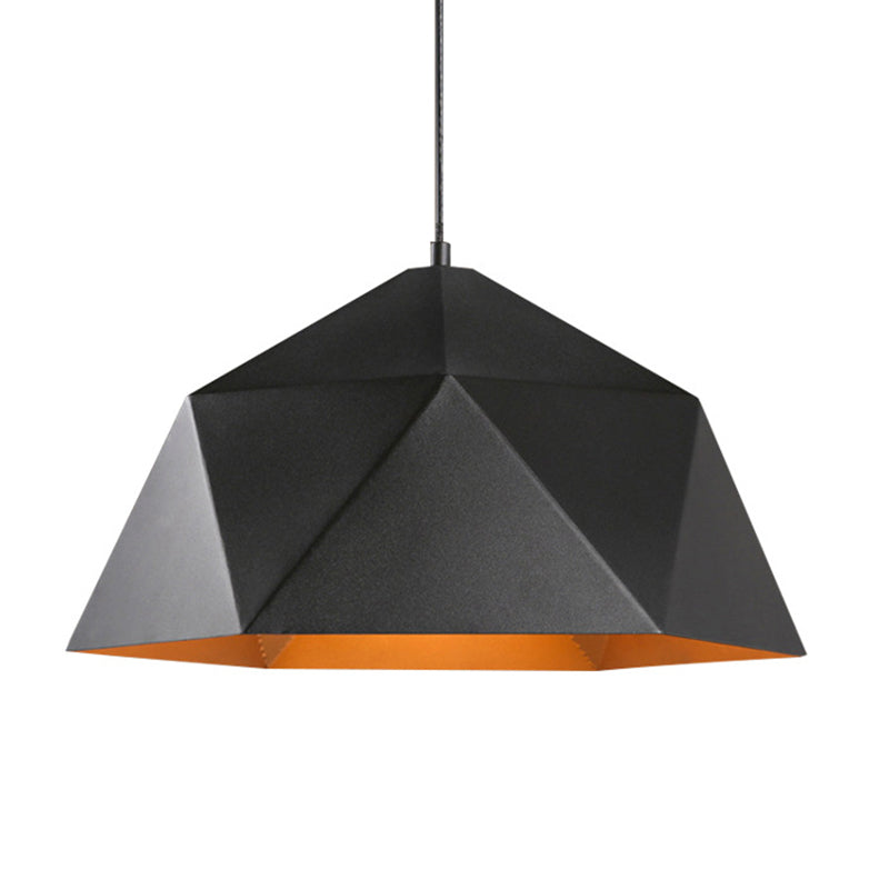Modern Minimalist Style Geometric Pendant Lighting Fixtures Metal 1 Light Hanging Ceiling Light