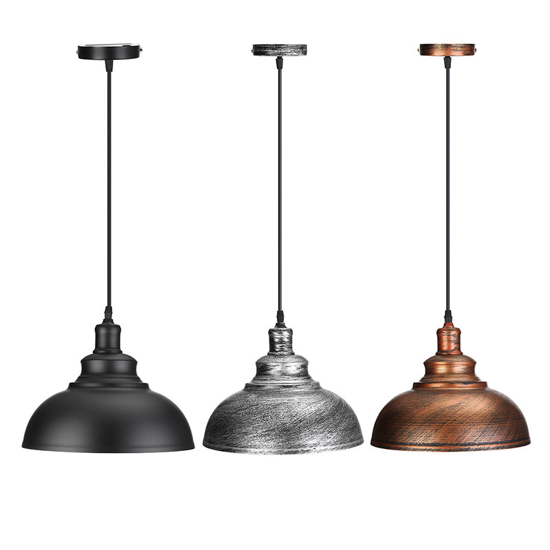 Industrial Barn Commercial Pendant Lighting Metal 1 Light Pendant Light Kit for Dinning Room